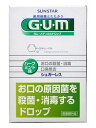 ガム G・U・M メディカルドロップA 商品説明 『ガム G・U・M メディカルドロップA』 ◆殺菌剤CPCにより、どこでも手軽にお口の原因菌を殺菌・消毒できます。 ◆お口の殺菌・消毒・口臭除去。 ◆メディカルドロップ ◆シュガ-レス ◆どこでも携帯お口の原因菌を殺菌・消毒するドロップ ◆歯周病菌などの感染菌に対する殺菌作用のあるCPC(塩化セチルピリジウム)配合。 ◆お口の中の細菌とたたかう ◆お口の殺菌・消毒、口臭除去、のどの痛み・はれに効く ◆ハーブミントフレーバー ◆細菌による感染予防のために、お口やのどを殺菌・消毒しましょう。 ガム G・U・M メディカルドロップA　詳細 原材料など 商品名 ガム G・U・M メディカルドロップA 原材料もしくは全成分 塩化セチルピリジニウム6mg (添加物)還元パラチノース、銅クロロフィリンNa、クエン酸Na、アスパルテーム(L-フェニルアラニン化合物)、I-メントール、香料 内容量 24粒(4粒×6包入 販売者 サンスター 効能・効果 口腔内の殺菌・消毒、口臭の除去、のどの炎症による声がれ・のどのあれ・のどの不快感・のどの痛み・のどのはれ 用法・用量 大人(15歳以上)及び5歳以上の小児1回2粒1日3〜6回1粒ずつ2粒までを口中に含み、かまずにゆっくり溶かして使用する。 2時間以上の間隔をおいて使用する。 ご使用上の注意 1．使用に際しては、添付文書をよく読むこと。 2．次の人は使用前に医師、歯科医師又は薬剤師に相談すること。 (1)医師又は歯科医師の治療を受けている人 (2)本人又は家族がアレルギー体質の人 (3)薬によりアレルギー症状を起こしたことがある人 3．直射日光の当たらない涼しい所に保管すること。 4．スティックパック開封後は、袋の口を折り返して保管すること。 5．小児の手の届かない所に保管すること。 6．使用期限を過ぎた製品は使用しないこと。 広告文責 株式会社プログレシブクルー072-265-0007 区分 日用品【60個セット】【1ケース分】 ガム G・U・M メディカルドロップA(24粒(4粒X6包入))×60個セット　1ケース分