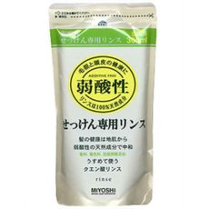 無添加 せっけん専用リンス 詰替用(300mL) 【正規品】