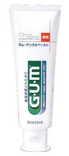 ガム(G・U・M) デンタルペースト　120g 商品説明 ◆歯周病菌とたたかう力がさらにアップ。歯周病菌を殺菌し、殺菌後の菌の破片もしっかり吸着除去します。 ・歯周病菌の破片の吸着除去力向上 ・殺菌剤CPCの歯面滞留性向上 ◆薬剤の分散性向...