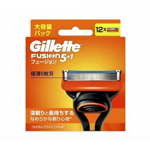 【3個セット】 P&G ジレット フュージョン 替刃(12個入)×3個セット【正規品】
