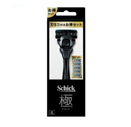 【5個セット】シック 極 コンボパック 本体+刃5個付(1セット)×5個セット 【正規品】【k】【mor】【ご注文後発送までに2週間前後頂戴する場合がございます】