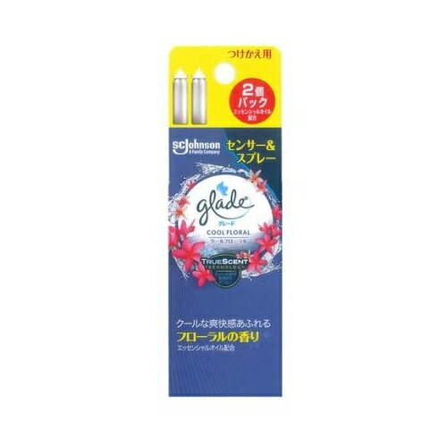 ジョンソン グレード 消臭センサー＆スプレー 芳香剤 クールフローラルの香り 付け替え(18ml*2本入)