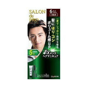 【5個セット】 サロンドプロ EX メンズヘアマニキュア 6 ダークブラウン 1セット×5個セット 【正規品】【mor】【ご注文後発送までに2週間前後頂戴する場合がございます】 1