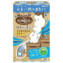 ドライ＆ドライUP CONECOくん 商品説明 『ドライ＆ドライUP CONECOくん』 ◆コンパクトな圧縮包装容器を採用 ◆湿気を吸ってぐんぐん膨らむ使い捨てタイプの湿気とり。 ◆プラスチック使用量を抑えた仕様で、使用後にゴミがかさばりにくいです。 ◆せまいすき間でも使えるスリムな形状です。 ◆使用期間：2〜5か月(同じ使用場所でも季節や湿気の状態で異なります。) ※湿度や湿気によっておとりかえ目安水位まで液がたまらない場合がありますが、使用開始後1年以内に必ず新しい商品とおとりかえください。 ドライ＆ドライUP CONECOくん　詳細 原材料など 商品名 ドライ＆ドライUP CONECOくん 原材料もしくは全成分 塩化カルシウム 内容量 550ml×2個入 販売者 白元アース 110-0015 東京都台東区東上野2-21-14 ご使用方法 ・平らで安定な場所に置いて使用してください。 1.ケースを開け、容器のアルミシールだけをはがします。 ※白い透湿シートはやぶらない。 2.フタのフラップを差込口に差し込んでセットします。 3.おとりかえ目安水位まで液がたまったらおとりかえ。 ★使用期間 2〜5か月 (同じ使用場所でも季節や湿気の状態で異なります。) ※温度や湿気によってはおとりかえ目安水位まで液がたまらない場合がありますが使用開始後1年以内に必ず新しい商品とおとりかえください。 ご使用上の注意 ★使用上の注意 ・必ず「ドライ＆ドライUP CONECOくん」のケースに入れて使用してください。 ・中の薬剤を取り出さないでください。 ・白い透湿シートを使用中にはがしたり、油(皮革用クリームなど)や消臭スプレー、洗剤などを付着させないようにしてください。 ・衣類や皮革製品が白い透湿シートに接触する場所には使用しないでください。 ・安定した場所で水平にして使い、倒れたまま放置しないでください。 ・ケースや容器を落としたり、ぶつけたりしないでください。また、上に物を置いたり収納物等で圧迫しないでください。万一、容器が傷ついた場合、使用を中止してください。 ・お子様やペットがいたずらしないようご注意ください。 ・直射日光の当たる場所で保管したり、使用しないでください。 ・薬剤の粒がなくなっても液はたまります。 ・薬剤を口にした場合は、水で口の中を洗浄し、コップ1〜2杯の水を飲ませてください。皮フについたり、目に入った場合はすぐに多量の水で洗い流してください。いずれの場合も異常があれば医師に相談してください。 ・薬剤が衣類や金属に付着した場合は、水でよく洗い流してください。(ドライクリーニング不可)洗えない場合は、ベトつきがなくなるまで水拭きとカラ拭きをくり返してください。 ・用途以外には使用しないでください。 ★使用後の処理 ・ケースの底を持ってそのままシンクに持っていき、除湿剤容器を取り出して液がこぼれないように注意しながらハサミ等で開封してください。たまった液(塩化カルシウム水溶液)を水と一緒に排水口に流してください。(ハサミやシンクに液が付着したままにしておくとサビるおそれがありますので、水で洗い流してください。) ・たまった液を植木や花等、植物にはかけないでください。枯れることがあります。 ・地方自治体の区分に従って捨ててください。 原産国 日本 広告文責 株式会社プログレシブクルー072-265-0007 区分 除湿剤ドライ＆ドライUP CONECOくん(550ml×2個入)×16個セット　1ケース分