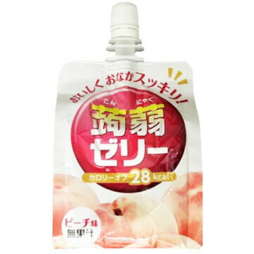 リブ・ラボラトリーズ 蒟蒻ゼリー ピーチ味 160g×36個 【ケースJAN】【正規品】 ※軽減税率対応品