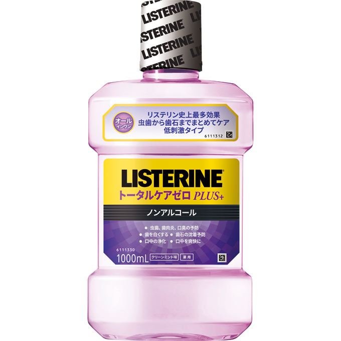 【5個セット】 ジョンソン・エンド・ジョンソン 薬用リステリン トータルケア ゼロプラス 1000mL×5個セット 【正規品】【mor】