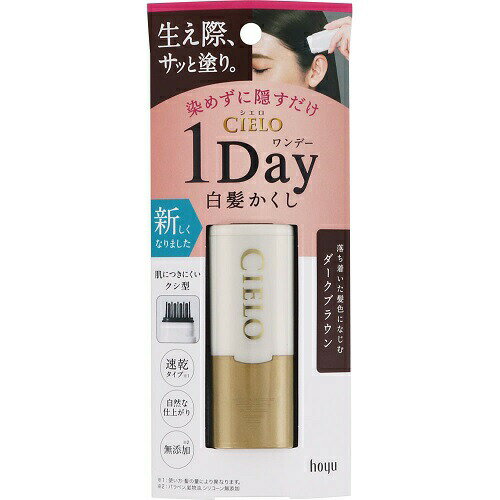 【5個セット】ホーユー シエロ ワンデー白髪かくし ダークブラウン(9ml)×5個セット 【正規品】