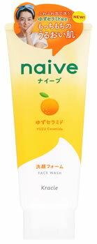 【20個セット】 ナイーブ メイク落とし洗顔フォーム ゆずセラミド配合 130g×20個セット【正規品】 【20個セット】 ナイーブ メイク落とし洗顔フォーム ゆずセラミド配合 130g×20個セット【正規品】