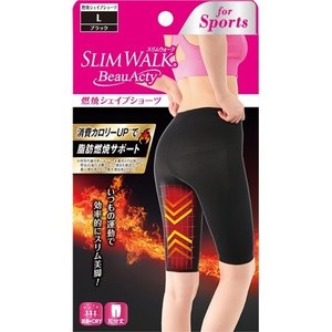 ○【 定形外・送料350円 】 スリムウォーク Beau-Acty 燃焼シェイプショーツ Lサイズ スポーツ用 1枚入 ..