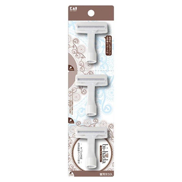 【30個セット】 貝印 bi−hada ompa(ビハダオンパ) T型 替刃3個入×30個セット【正規品】【k】【ご注文後発送までに1週間前後頂戴する場合がございます】【t-8】