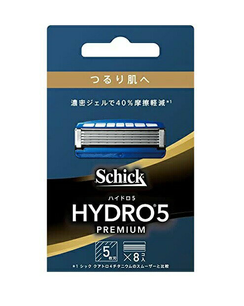 【3個セット】シック ハイドロ5プレミアム つるり肌へ 替刃(8個入)×3個セット 【正規品】【k】【mor】【ご注文後発送までに1週間前後頂..