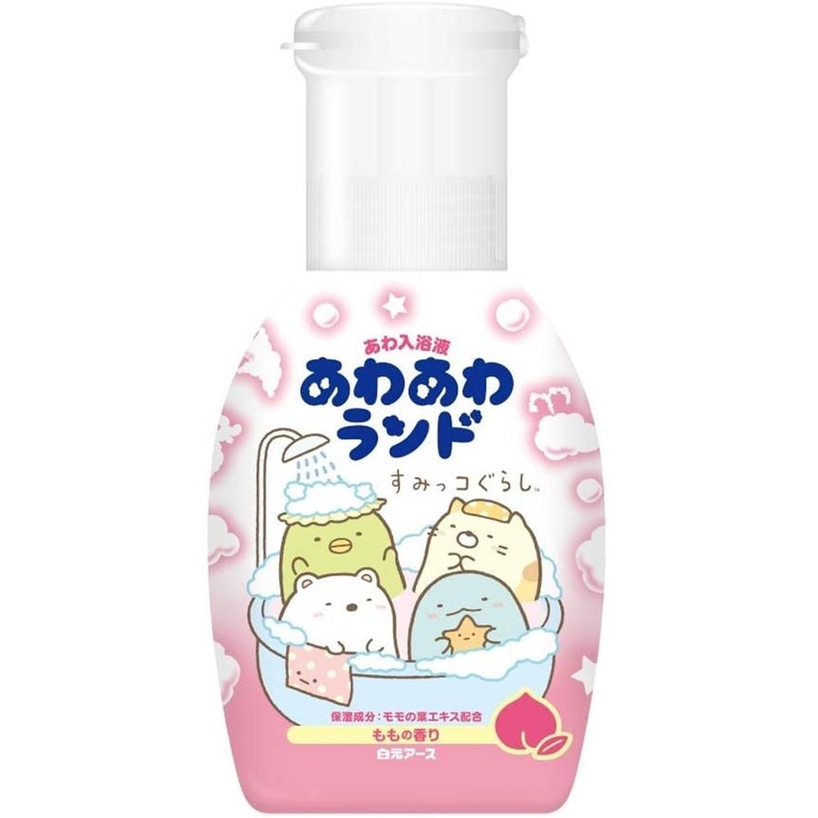 【10個セット】あわ入浴液 あわあわランド すみっコぐらし ももの香り　300ml×10個セット 【正規品】【mor】【ご注文後発送までに1週間前後頂戴する場合がございます】