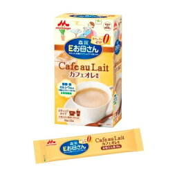 【3個セット】森永乳業　Eお母さん　カフェオレ風味　18g×12本×3個セット 【正規品】 ※軽減税率対象品