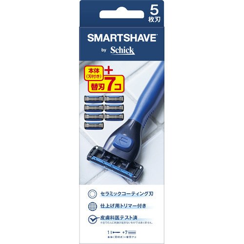 【3個セット】スマートシェーブ by Schick コンボパック 本体替刃7個(1セット)×3個セット 【正規品】【k】【ご注文後発送までに1週間前後頂戴する場合がございます】【t-2】