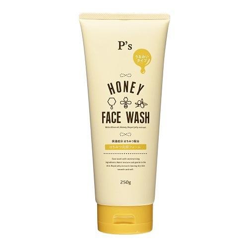 P's はちみつ洗顔フォーム 250g 商品説明 『 P's はちみつ洗顔フォーム 250g』 ◆保湿成分はちみつ配合の大容量洗顔フォームです。 ◆はちみつは、栄養たっぷりで体にもお肌にも良いと言われています。 ◆お肌の水分を保つ効果がありしっとりとしたお肌に導きます。 ◆ハニーの香り。 【 P's はちみつ洗顔フォーム 250g　詳細】 原材料など 商品名 P's はちみつ洗顔フォーム 250g 原材料もしくは全成分 水、グリセリン、ミリスチン酸、PEG‐8、ステアリン酸、水酸化K、ラウリン酸、ジステアリン酸グリコール、温泉水、ハチミツ、ローヤルゼリーエキス、水溶性コラーゲン、モモ葉エキス、セラミドNG、オリーブ果実油、ユズ果実エキス、ハトムギ種子エキス、BG、ヒアルロン酸Na、アルギニン、シア脂、パルミチン酸、コカミドプロピルべタイン、セタノール、ポリクオタニウム‐7、ステアリン酸グリセリル、ステアリン酸グリセリル(SE)、EDTA‐4Na、エタノール、フェノキシエタノール、エチルパラベン、香料 内容量 250g 製造国 日本 販売者 TKコーポレーション 広告文責 株式会社プログレシブクルー072-265-0007 区分 化粧品P's はちみつ洗顔フォーム 250g×36個セット　1ケース分