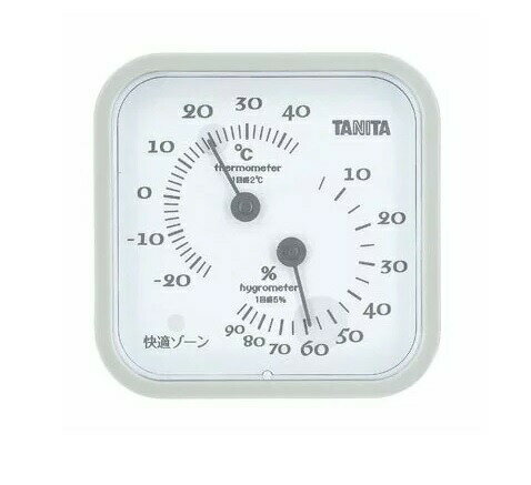 タニタ 温湿度計 グレー TT-557-GY(1個入)【正規品】【mor】【ご注文後発送までに2週間前後頂戴する場合がございます】