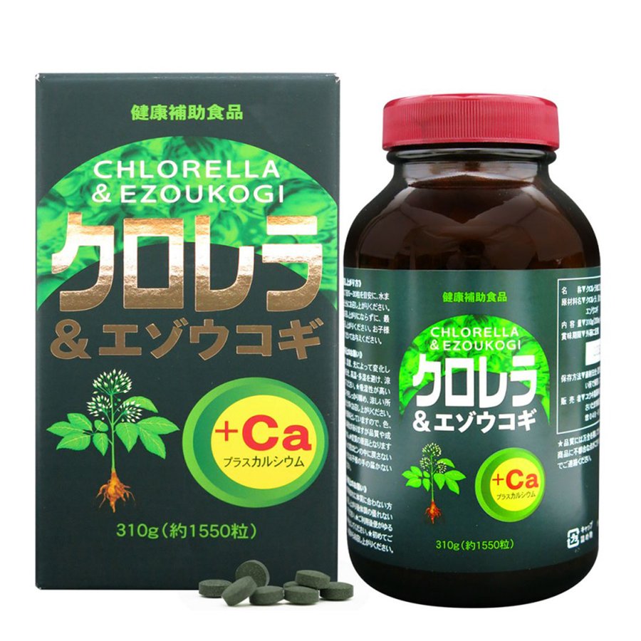 【72個セット】【1ケース分】クロレラ＆エゾウコギ 310g（約1550粒） ×72個セット　1ケース分【正規品..