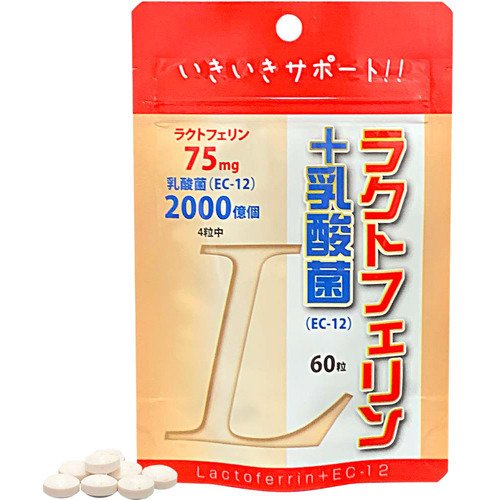 【5個セット】 ラクトフェリン＋乳酸菌 60粒×5個セット 【正規品】【ori】 ※軽減税率対象品