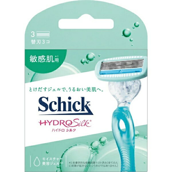 シック ハイドロシルク 敏感肌用 替刃(3個入)【正規品】【k】【mor】【ご注文後発送までに2週間前後頂戴する場合がございます】【t-6】