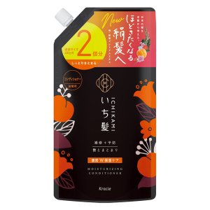 【12個セット】 いち髪 濃密W保湿ケア コンディショナー 詰替用2回分(660g)×12個セット　1ケース分 【正規品】【dcs】