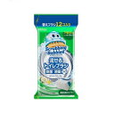 【5個セット】ジョンソン スクラビングバブル 流せるトイレブラシ 除菌消臭プラス ホワイトブロッサム 付け替え(12個入)×5個セット 【正規品】(3)