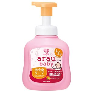 【12個セット】 アラウベビー 泡全身ソープ しっとり 本体(450ml)×12個セット 1ケース分 【正規品】【dcs】