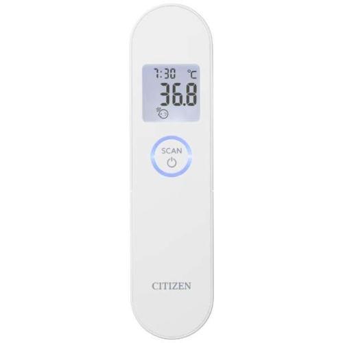 シチズン(CITIZEN) HL710H 非接触体温計 商品説明 『シチズン(CITIZEN) HL710H 非接触体温計』 ●約1秒で素早く測定。結果を日時メモリー。 乳幼児や小さなお子様に。要介護の方やご高齢の方に。 ●非接触で衛生的。 触れずに素早く測定できるので、店舗など多くの方が訪れる場所での利用にも適しています。 ●選べる4つの測定モード。 額だけでなく、室温や液体・個体の表面温度を測ることができます。 ●測定中の不安定な状態を検知。 測定中に本製品、額、測定物表面のいずれかが不安定な状態を検知した場合に、モニター左下にマークが点灯してお知らせします。 ●測定結果が37.5度以上の場合、「ピッピッ」と4回ブザーが鳴り、発熱をお知らせします。 ●スイッチを押さなくても、約1分後に自動的に電源がオフになります。 ●充電池対応。 付属のモニター用電池だけではなく、くり返し使える充電池(別売)対応。 【シチズン(CITIZEN) HL710H 非接触体温計　詳細】 原材料など 商品名 シチズン(CITIZEN) HL710H 非接触体温計 製造国 中国 販売者 シチズン・システムズ株式会社 ご使用上の注意 ・ご使用前に、取扱説明書をよくお読みください。また、本製品をご使用になる前に30分程測定する部屋になじませてからご使用ください。 広告文責 株式会社プログレシブクルー072-265-0007 区分 日用品シチズン(CITIZEN) HL710H 非接触体温計　×5個セット