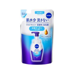 【5個セット】ニベア クリアビューティー 弱酸性泡洗顔 皮脂すっきり 詰替130ml×5個セット 【正規品】