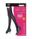 【5個セット】 サブリナ つつみ込む暖かさ 80デニールタイツ ブラック M-L 2足組×5個セット 【正規品】
