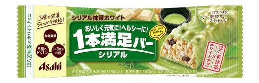 アサヒグループ食品 一本満足バー シリアル抹茶ホワイト 37g 　1本【正規品】 ※軽減税率対象品