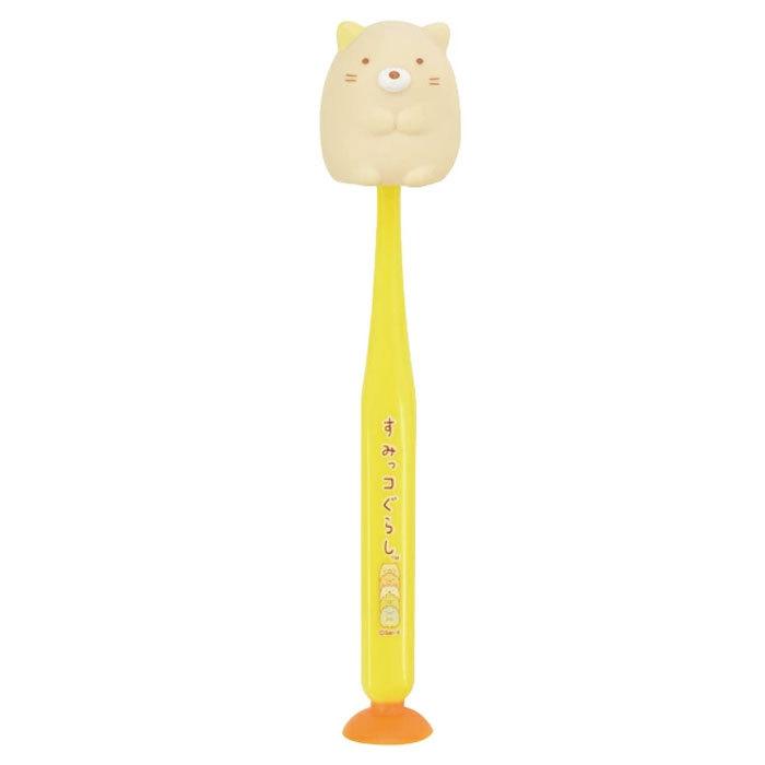 すみっコぐらし 吸盤&キャップ付きマスコット歯ブラシ ねこ 1本入【正規品】【mor】【ご注文後発送までに2週間前後頂戴する場合がございます】