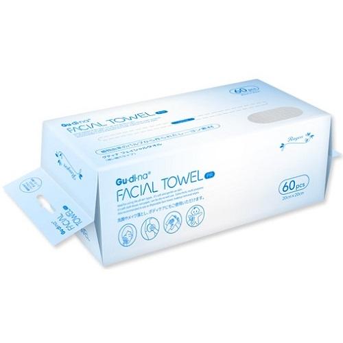 【3個セット】 グディナ フェイシャル タオル レーヨン　60枚入り×3個セット【正規品】