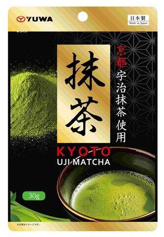 ユーワ　京都抹茶粉末 30g 商品説明 『ユーワ　京都抹茶粉末 30g』 京都宇治抹茶使用。 【ユーワ　京都抹茶粉末 30g　詳細】 原材料など 商品名 ユーワ　京都抹茶粉末 30g 原材料もしくは全成分 緑茶（国内製造） 内容量 30g 製造国 日本 販売者 ユーワ ご使用方法 ティースプーン1杯（2g）を茶碗に入れ、80℃のお湯（約70mL）を注ぎ、手早く混ぜます。お湯によるやけどにご注意ください。 広告文責 株式会社プログレシブクルー072-265-0007 区分 食品ユーワ　京都抹茶粉末 30g