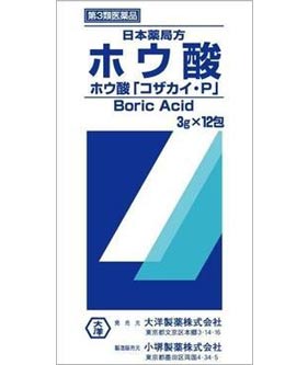 【第3類医薬品】【5個セット】 　日本薬局方 ホウ酸 分包 3g×12包　　粉末×5個セット 【正規品】