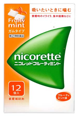 【第(2)類医薬品】 ニコレット　フルーティミント　12個　 【正規品】