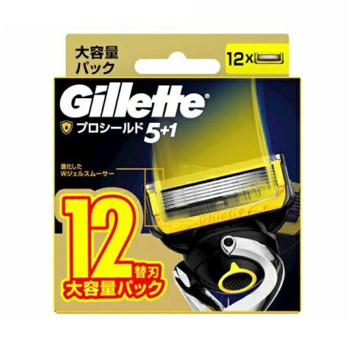 【3個セット】 P&G ジレット プロシールド 替え刃(12個)×3個セット【正規品】