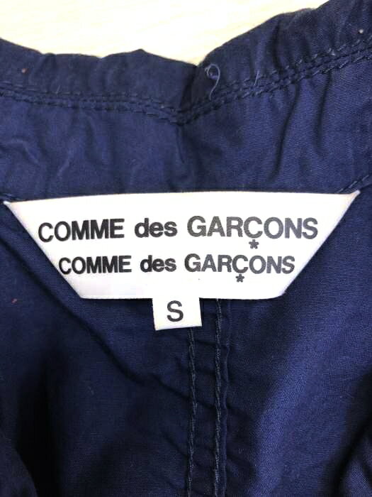 【中古】古着 コムデギャルソンコムデギャルソン COMME des GARCONS COMME des GARCONS ドット柄ベストドッキングテーラードジャケット レディース テーラードジャケット S 日本サイズ：S 相当 青系 黒系【送料無料】