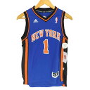 【中古】アディダス adidas NEW YORK STOUDEMIRE 1 ゲームシャツ メンズ JPN:M