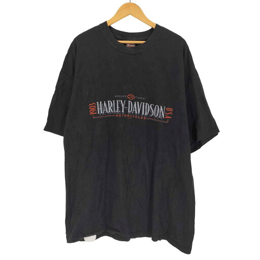 【中古】ハーレーダビッドソン HARLEY-DAVIDSON USA製 80-90s プリントクルーネックTシャツ メンズ 2XL 【中古】ハーレーダビッドソン HARLEY-DAVIDSON USA製 80-90s プリントクルーネックTシャツ メンズ 2XL