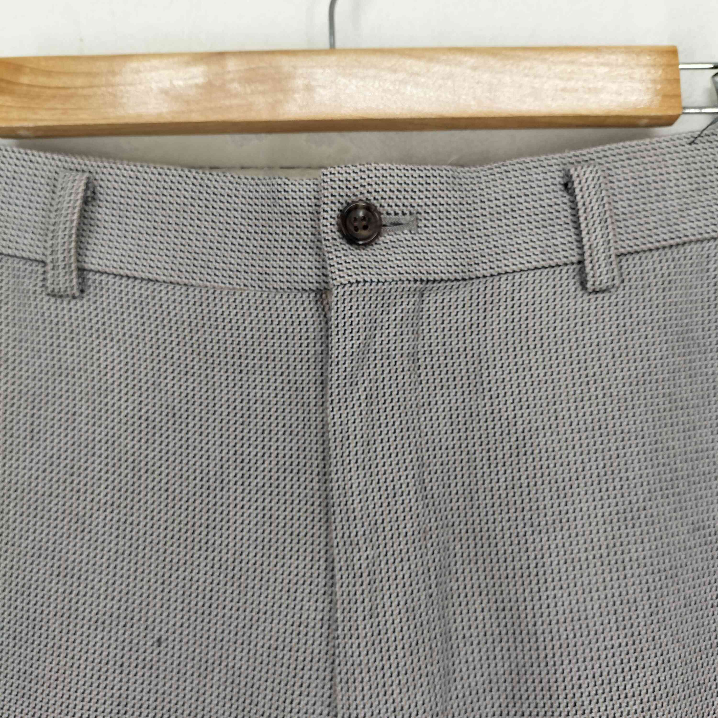 【中古】コムデギャルソンオムオム COMME des GARCONS HOMME HOMME AD1999 00SS 総柄コットンスラックス 裾ダブル メンズ S