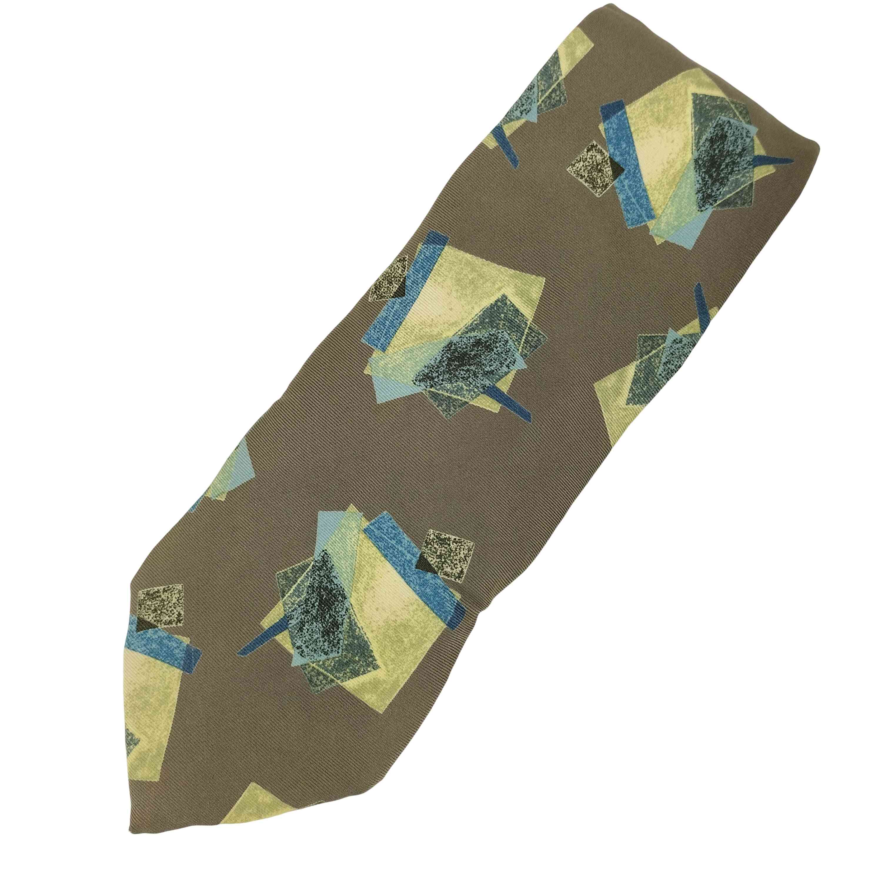 【中古】ミヤケデザインスタジオ im MIYAKE DESIGN STUDIO 80-90s グラフィックデザイン シルクネクタ..