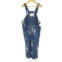 【中古】エンジニアードガーメンツ Engineered Garments 20SS Overalls -Denim Floral Embroidery レディー...