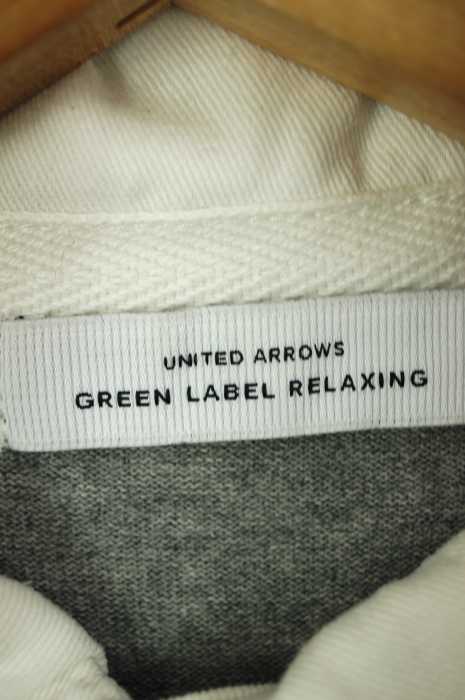 ユナイテッドアローズグリーンレーベルリラクシング UNITED ARROWS green label relaxing ポロシャツ メンズ - グレー系 JPN：M MVS ラガーシャツ【中古】【ブランド古着バズストア】【301118】