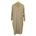 【中古】ジェナ JENA シワ加工 ロングシャツワンピース レディース FREE
