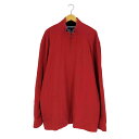 【中古】トミーヒルフィガー TOMMY HILFIGER ロゴ刺繍 ハーフジップ スウェット メンズ XXXL