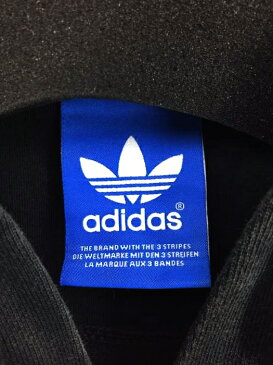 adidas Originals アディダスオリジナルス ジップアップパーカー メンズ - 黒系 JPN:L 日本サイズ:L 相当 ワンポイント刺繍 ジップアップパーカー【中古】【ブランド古着バズストアBAZZSTORE】【170121】