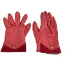 【中古】クリスチャンディオール Christian Dior ロゴ入り スウェード切替レザーグローブ レディース 21