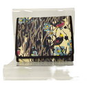 【中古】ポールスミス Paul Smith 小鳥 花柄 二つ折り財布 レディース 表記無(4)