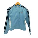 【中古】アディダス adidas 00s Y2K 復刻万国旗タグ スリーストライプ トラックジャケット レディース XS