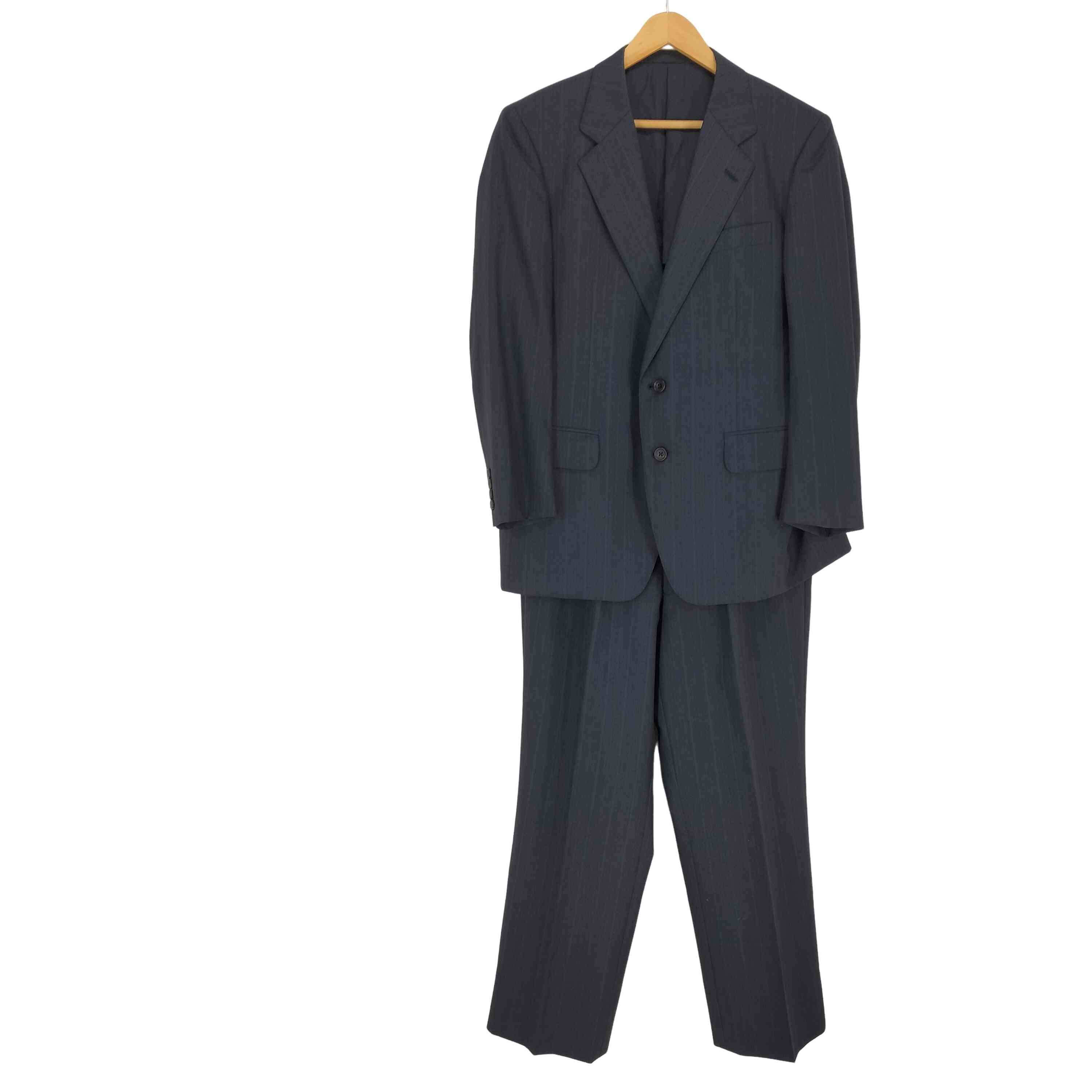 【中古】バーバリーズ BURBERRYS ストライプ2Bテーラードジャケットスーツセットアップ メンズ 170